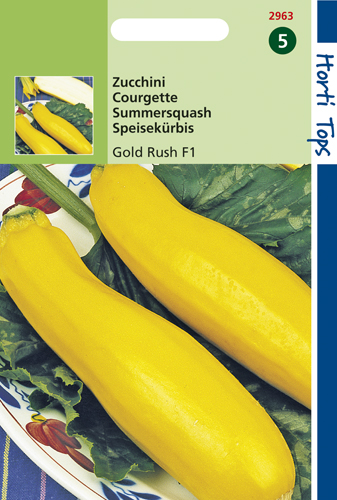 Courgette Geel Zucchini Gold Rush F1 - inh.: 2 gram