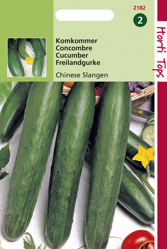 komkommer chinese slangen zaad zaden moestuinweetjes horti tops