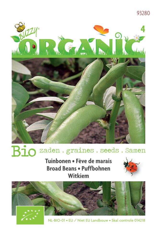 Buzzy Organic Tuinbonen Witkiem (BIO)