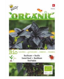 Buzzy Organic Basilicum Red Rubin (BIO)